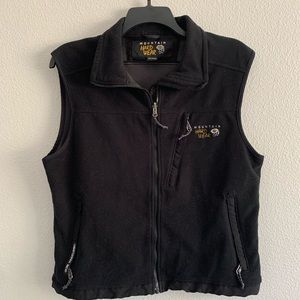 MOUNTAIN HARDWEAR Black Fleece Vest XLarge
